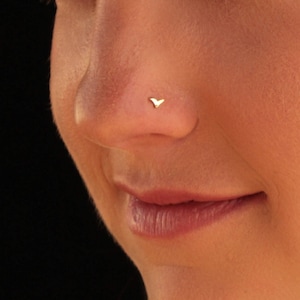 Small Nose Ring, Indian Nose Rings , Nose Rings, Tiny Nose Stud , Tragus, Indian Nose Stud, Tiny Nose Ring, Nose Stud, Cartilage, Hook, Rook image 7
