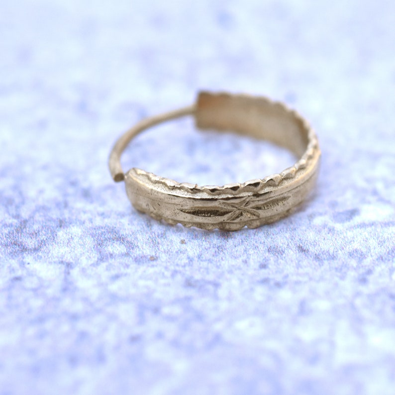 Cartilage Jewelry Hippie Nose Ring Nose Ring Hoop Gold Nose Ring Boho Nose Ring Helix Hoop Indian Nose Ring Piercing Helix 20 Gauge