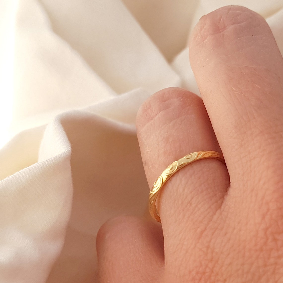 Unique Wedding Ring, Wedding Band Women, Unique Wedding Band, 18k Gold ...