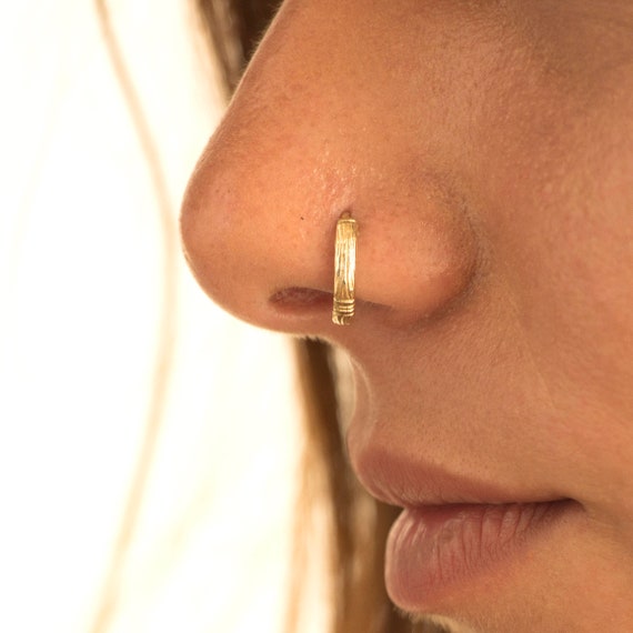 Men's 20 Gauge Hoop Nose Ring, Gift for Men, Men's Nose Jewelry, Men's  Fashion Nose Piercing , Guy Gold Nose Ring 6 7 Mm 20g - Etsy New Zealand