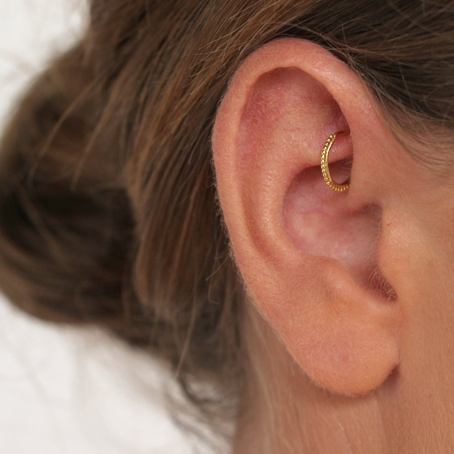 Rook Piercing Rook Earring Gold Rook Hoop 14k Gold Rook Etsy