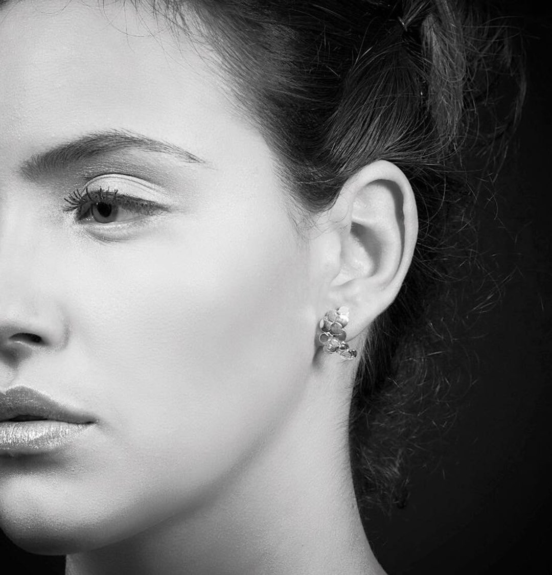 Post Earrings, Silver Stud Earrings, Sterling Silver Studs, Circles