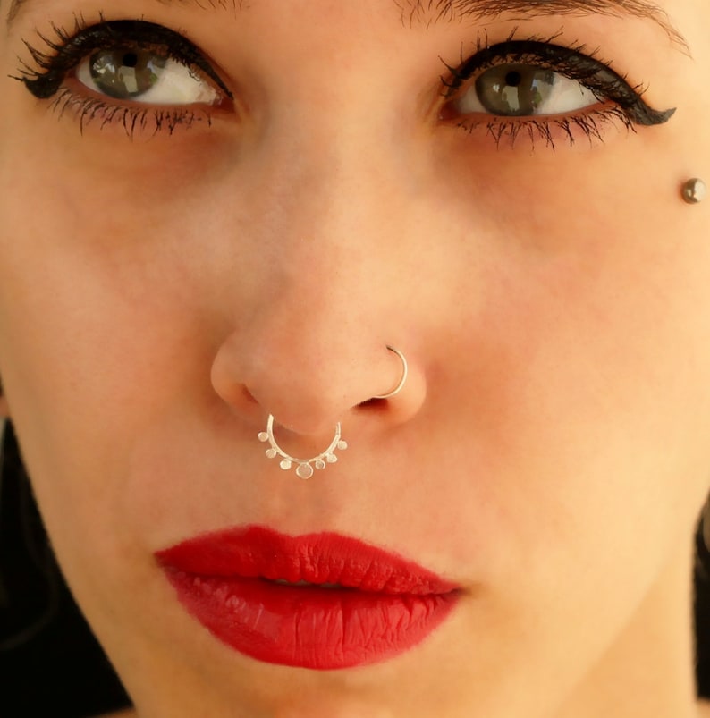 Septum Jewelry Gold Septum Ring Unique Septum Ring Gold Etsy
