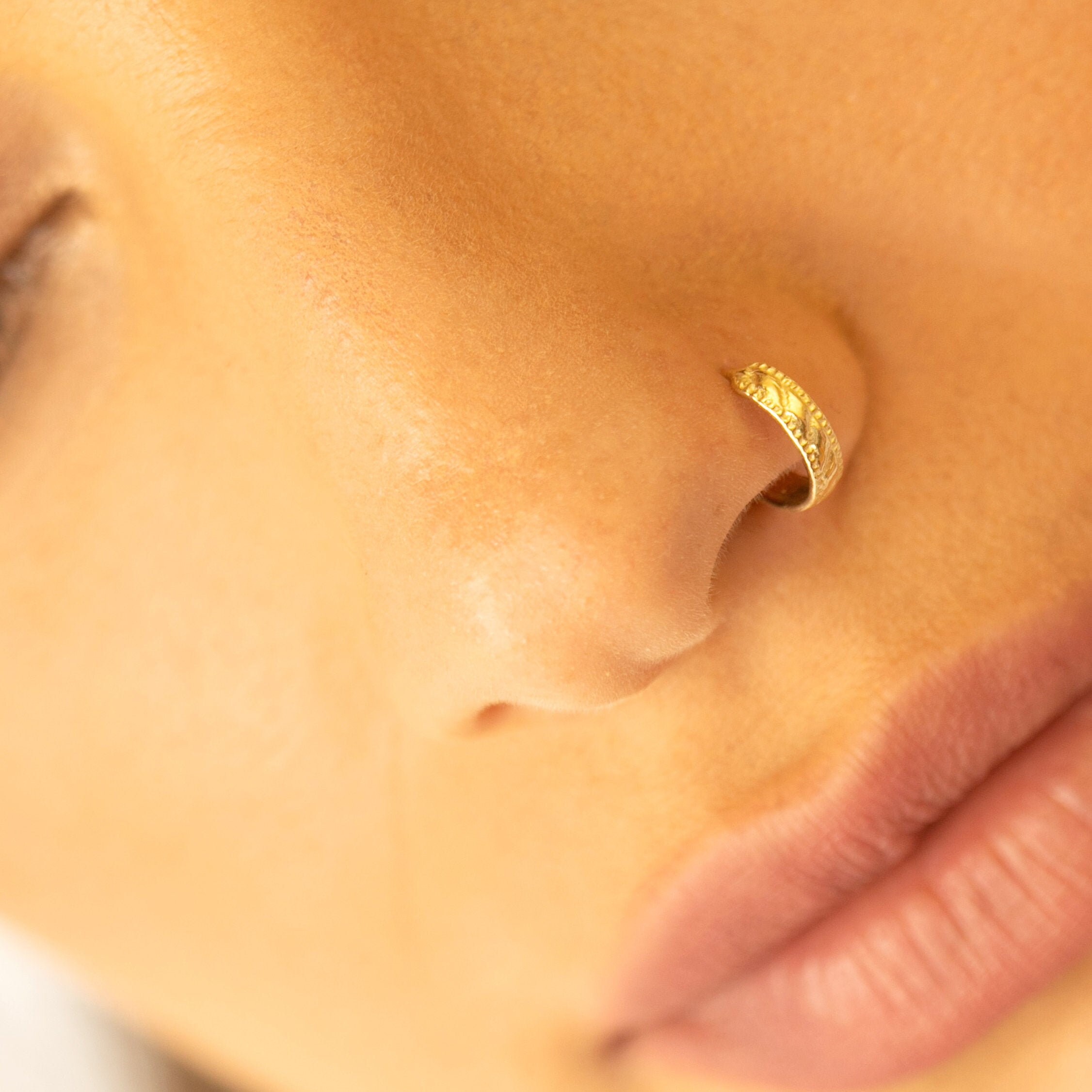 Пирсинг В Нос Кольцо Золотое Купить