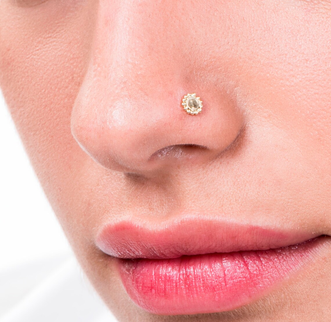 Nose Stud Nostril Stud Nose Piercing Nose Bone Nose Ring Etsy Israel