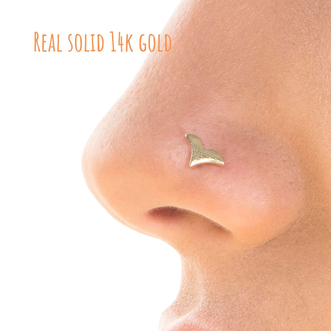 Gold Nose Stud Nose Piercing 14k Solid Gold Nose Stud Small Nose gold-nose-stud-nose-piercing-14k-solid-gold-nose-stud-small-nose