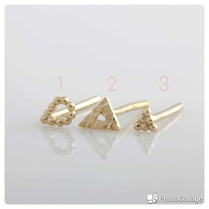 Gold Earring Set Post Earrings Tiny Earrings Gold Stud Etsy