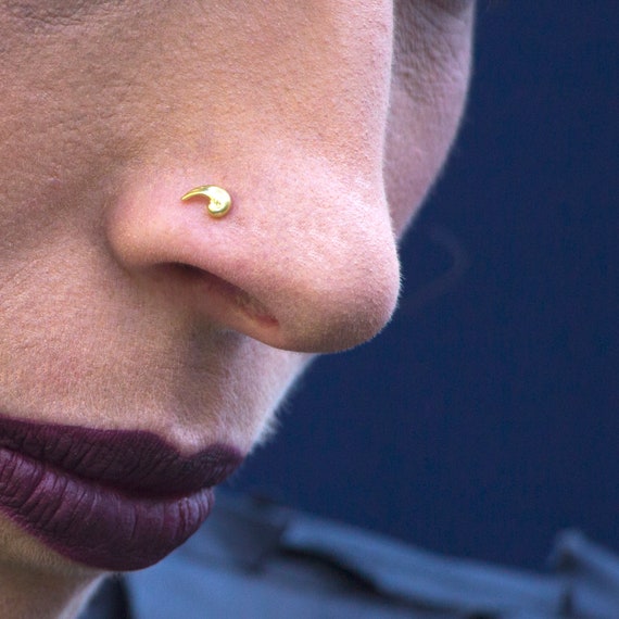 Yin yang sales nose stud
