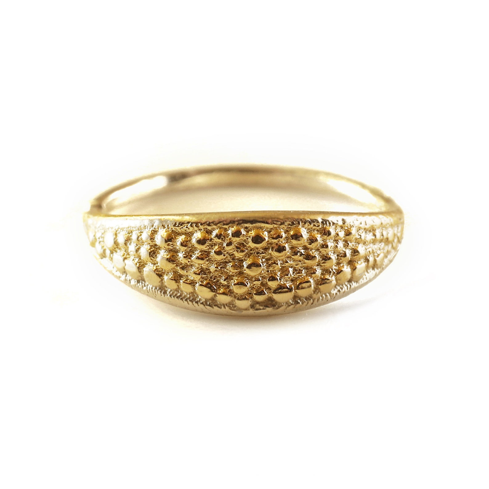 14Kt. gouden neuspiercing met hart