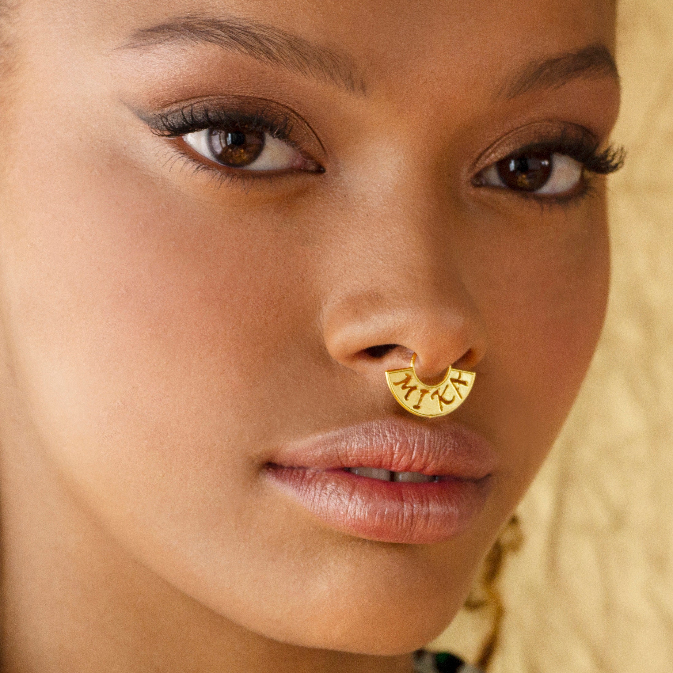 18k gold septum ring deals