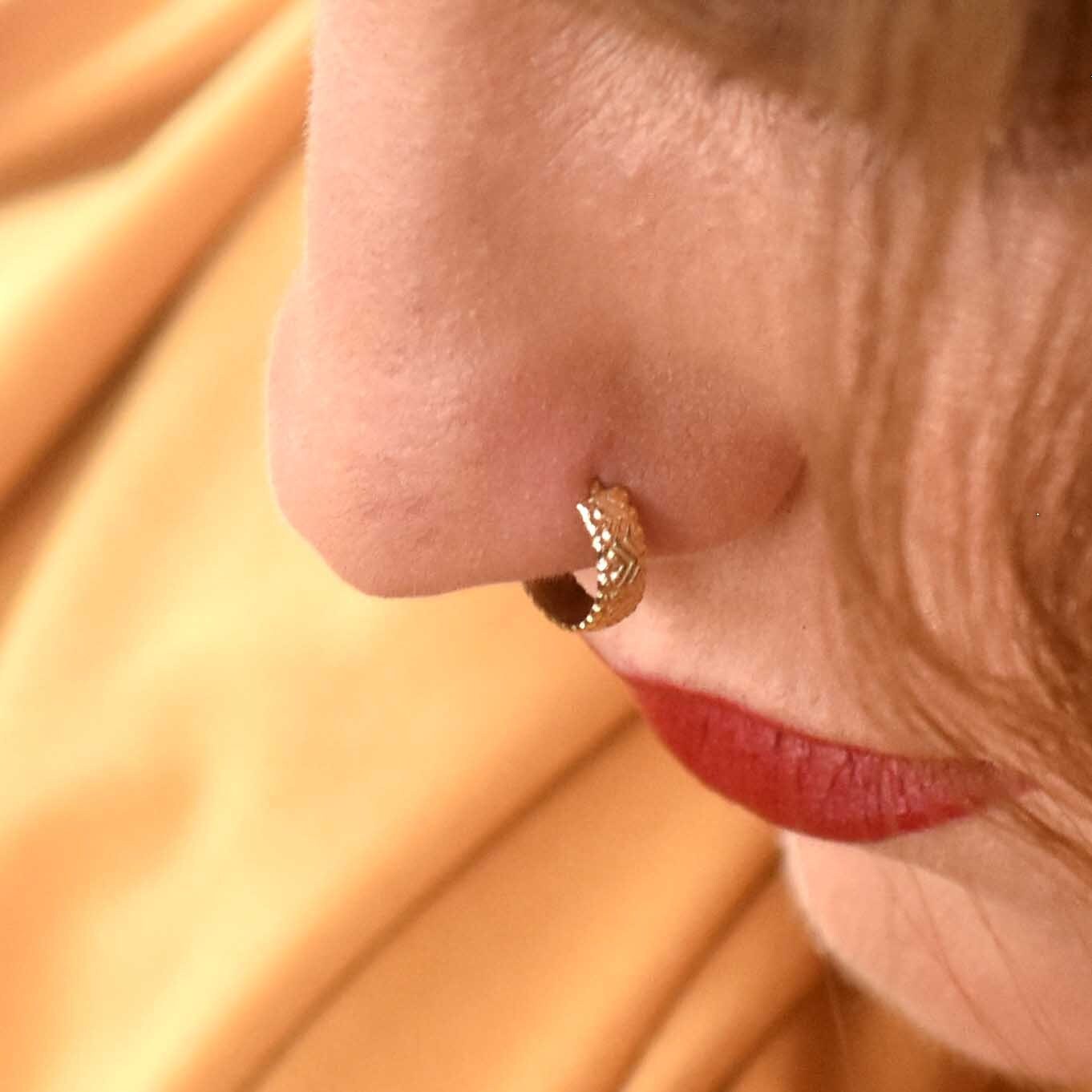 Indian Nose Ring Gold Nose Ring Silver Nose Ring Unique Nose