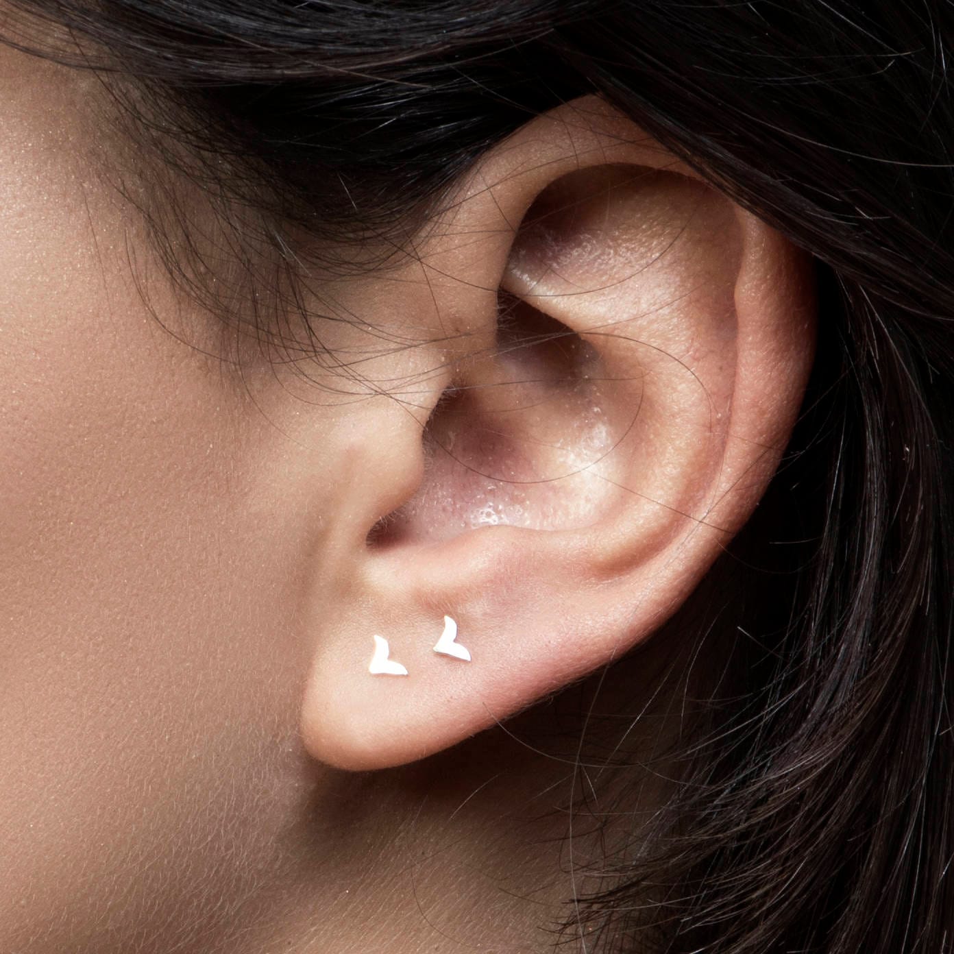 Tiny Gold Earrings, Small Silver Earrings, Tiny Post Earring, Tiny