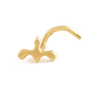 Unique Nose Stud, Tragus Earring, Helix, Nose Ring Stud, Flower Piercing, Nose Ring Stud Gold , Rose Gold Nose Stud, 16g, 18g, 20g, 22g, 23g
