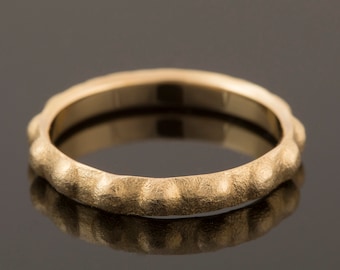 Unique Women's Wedding Band, 18K Gold Wedding Band, Gold Wedding Band Women, Gold Wedding Ring Women, Unique Bridal Band, Antique Style Band