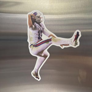 Josh Allen Jumping over Everything Magnets