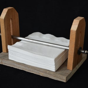 Napkin Holder (Wood Pallet & Pushrod)