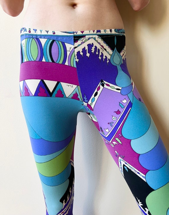 60’s Psychedelic Emilio Pucci Graphic Print Tight… - image 3