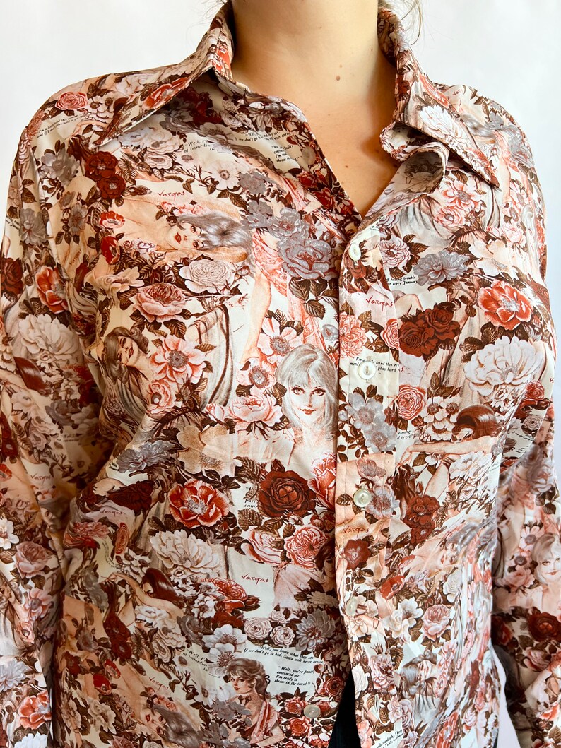 70s Chemise Et Cie Playboy Collection First Vargas Collage Etsy