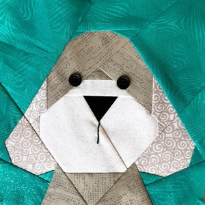 POOCHON BLOCK Paper Pieced Pattern in PDF