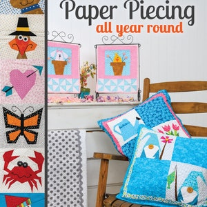 PAPER PIECING All Year Round Book, Paper Piecing Patterns, Madebymarney, Made By Marney, Quilt Blocks, Foundation Piecing Patterns