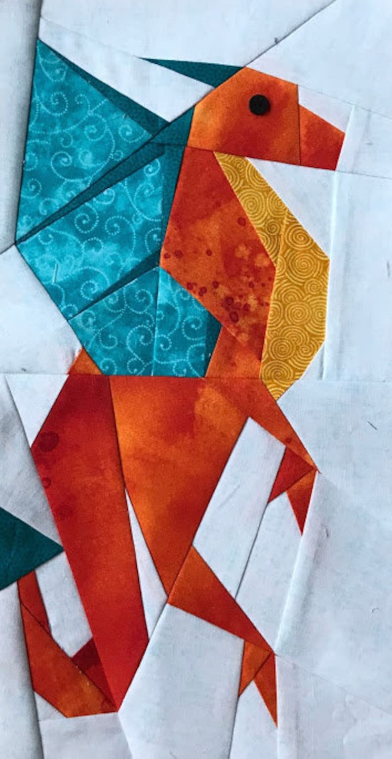 DRAGON QUILT Paper Pieced Pattern in PDF Etsy