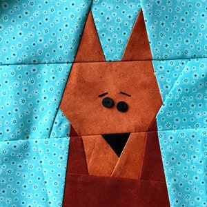 Red Min Pin Paper Piecing Pattern in PDF