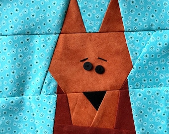 Red Min Pin Paper Piecing Pattern in PDF