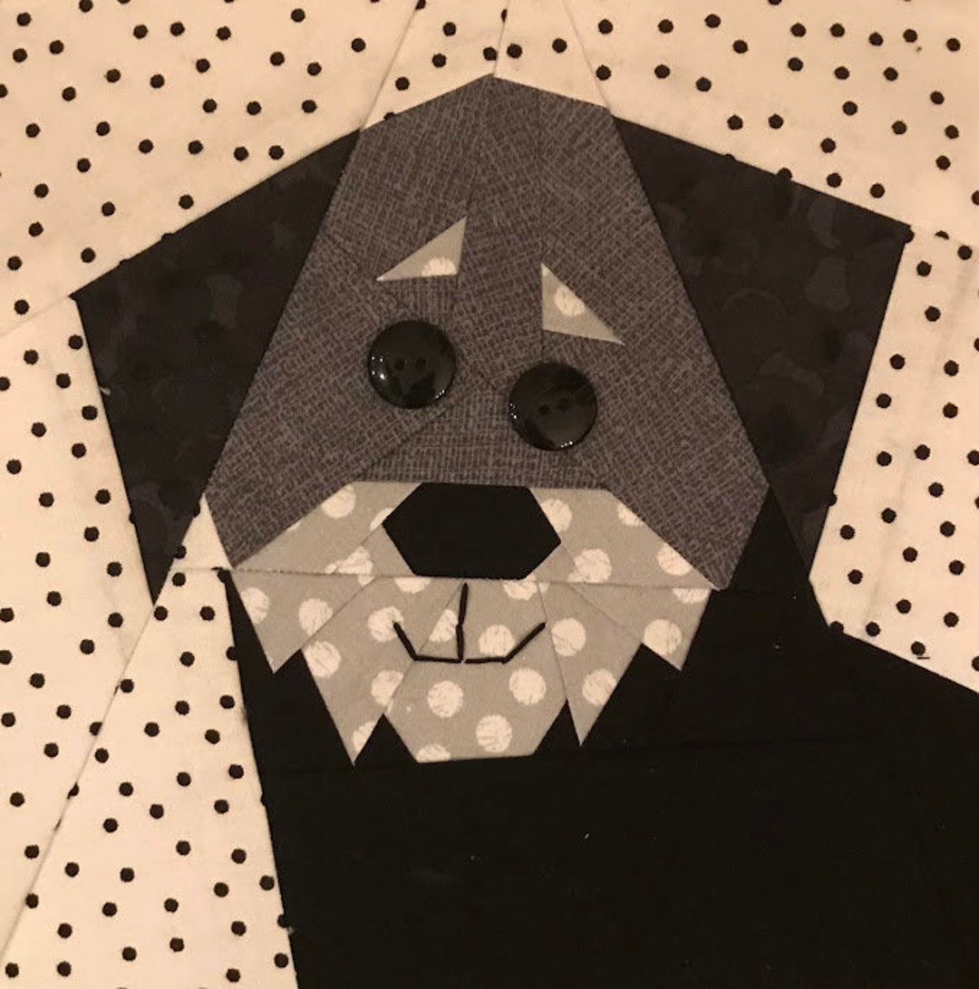 LABRADOODLE BELLA Paper Pieced Block Pattern in PDF - Etsy