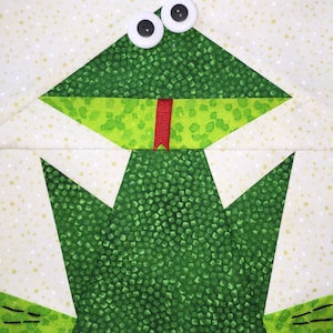 RIVET the FROG Paper Pieced Block Pattern in PDF