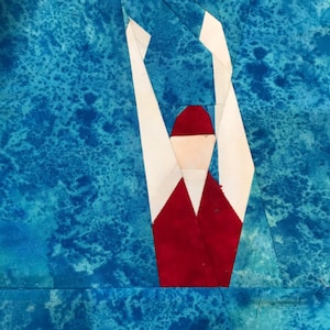 Synchronized Swim Block 1 Paper Pieced Pattern in PDF
