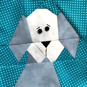 Weimaraner Paper Piecing Pattern in PDF