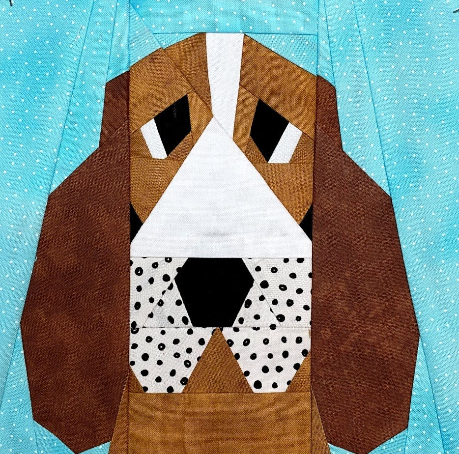 Basset hound quilt pattern sale