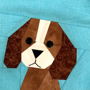 King Charles Cavalier Paper Pieced Pattern in PDF