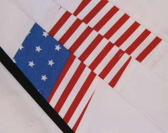 Padrão de bloco de papel PATRIOTIC em PDF