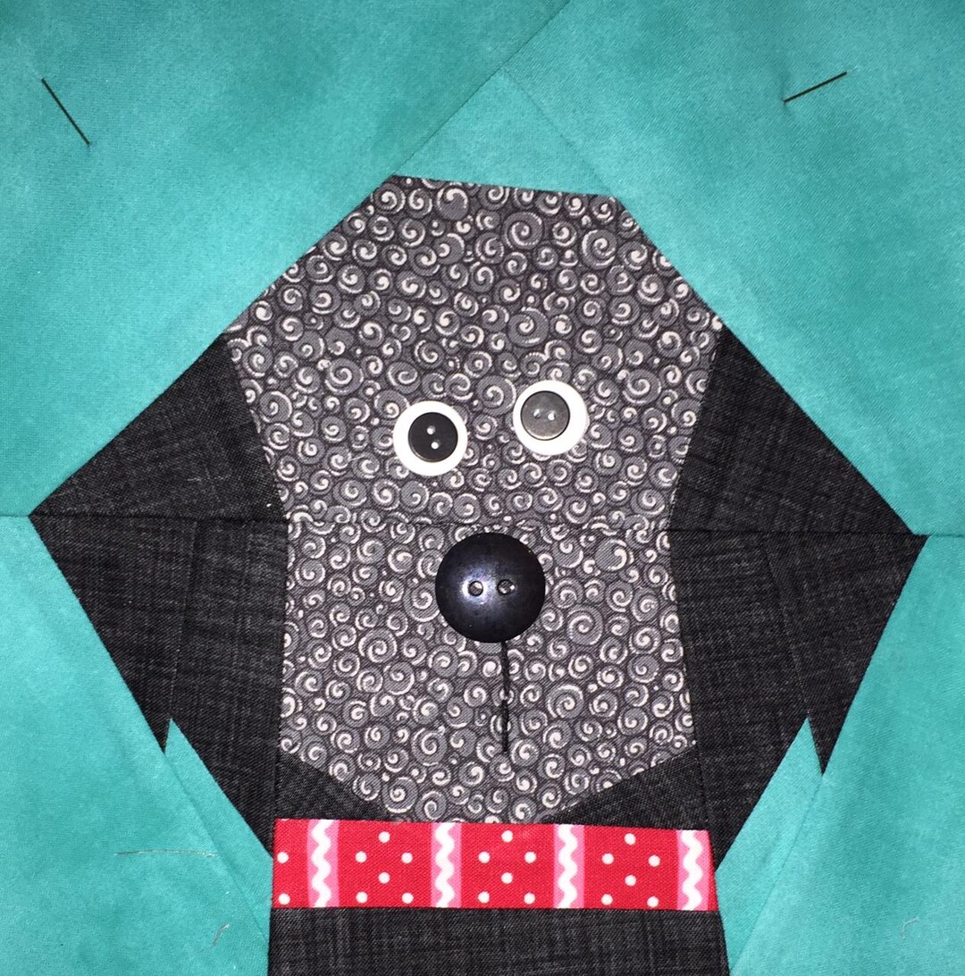 Labradoodle Paper Pieced Block Pattern - Etsy