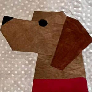 Patrón de bloque de papel RETRIEVER en PDF