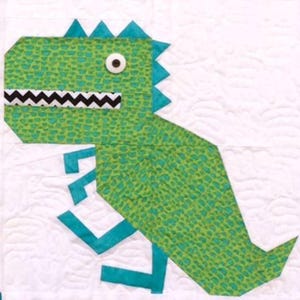 T-Rex Paper Pieced Blocks