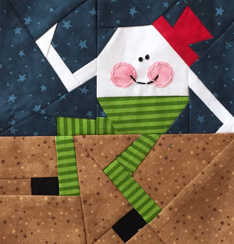 Nursery Rhyme Quilt Paper Pieced Pattern in PDF Etsy