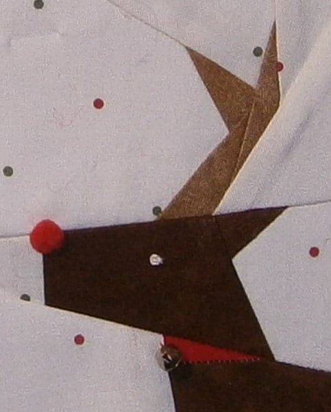 Paper Strip Rudolph Paper Pieced Rudolph - Etsy