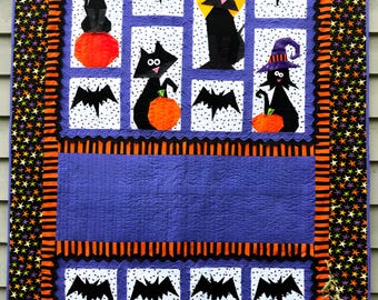 Cat's Meow Paper Pieced Quilt Pattern in PDF