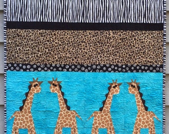 Giraffe Quilt Paper Pieced Pattern in PDF