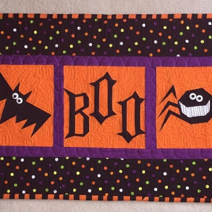 BOO Collection of 6 Halloween Paper Pieced Block Patterns in PDF image 1