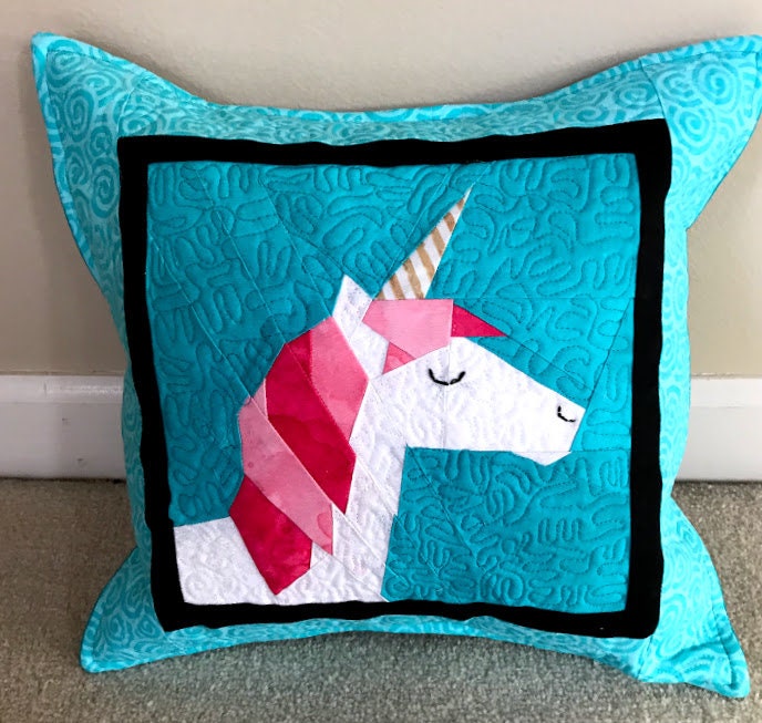 Unicorn Paper Piecing Pattern in PDF - Etsy