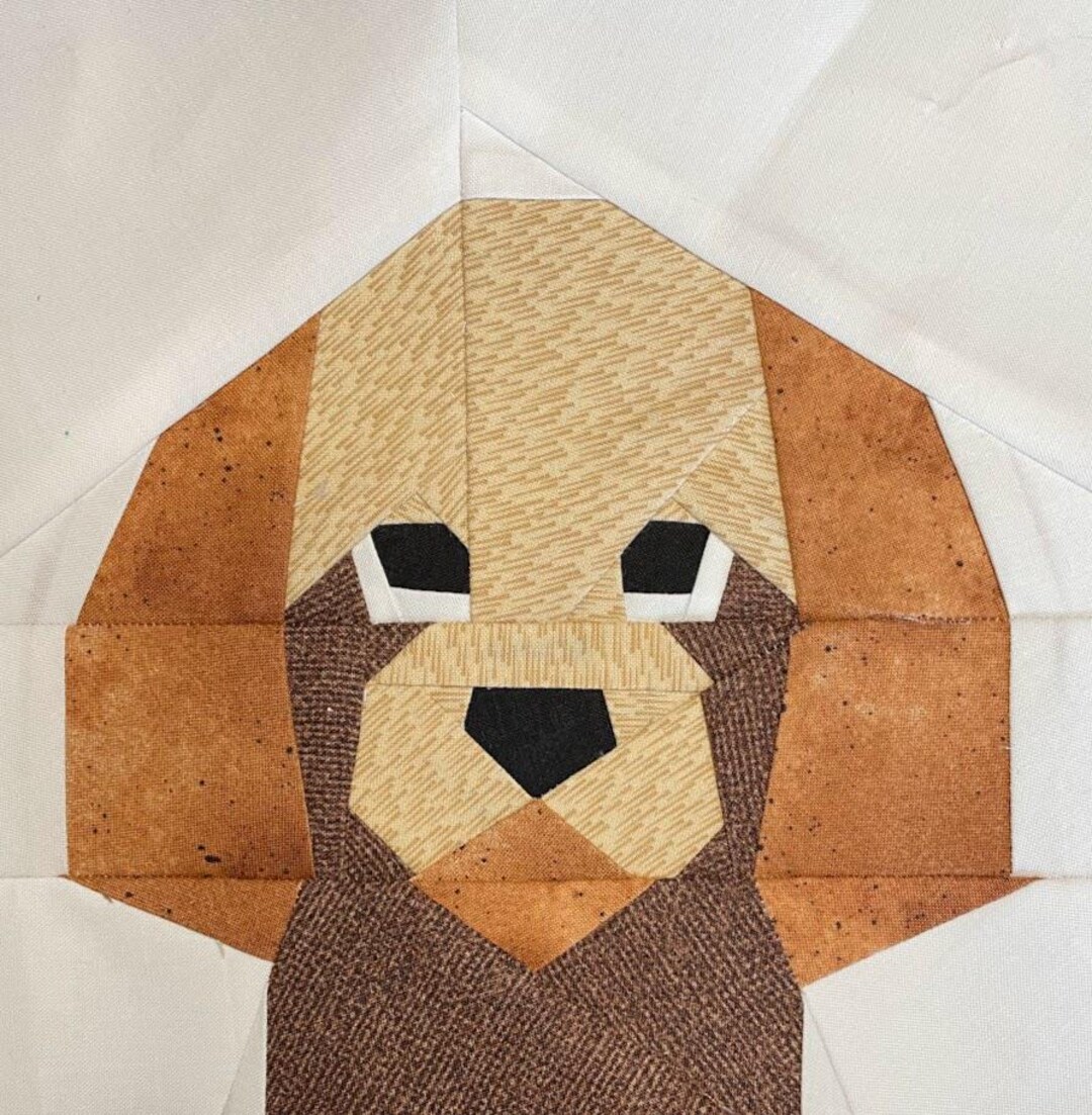 CAVAPOO BLOCK PATTERN in Pdf, Instant Download, Paper Pieced Pattern ...
