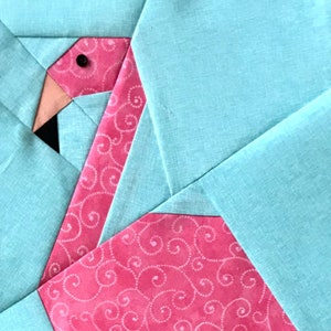 Flamingo Paper Piecing Pattern in PDF