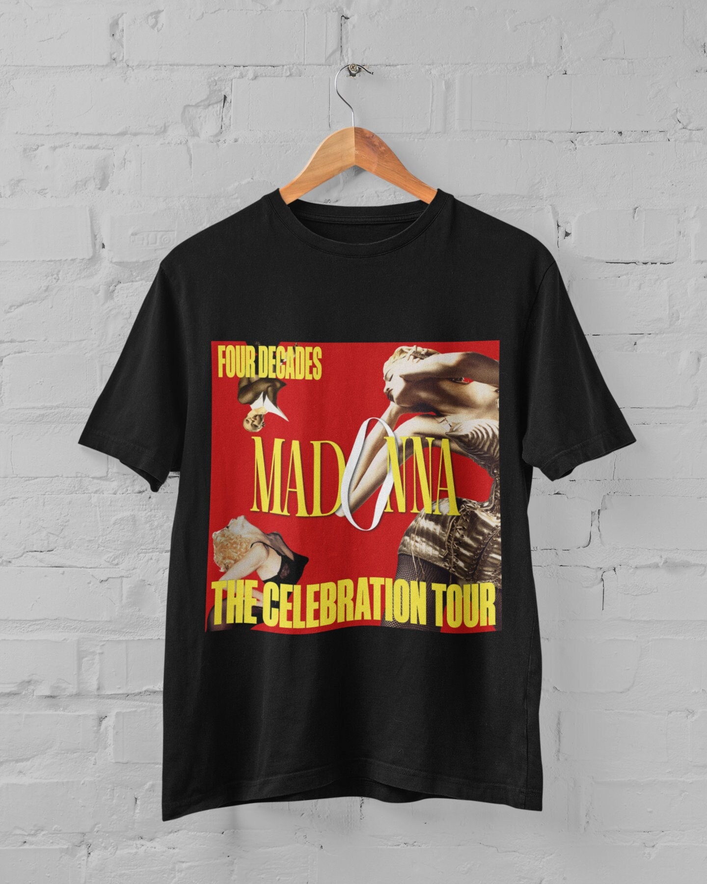 Discover Madonna Four Decades The Celebration TOUR DATES 2023 World Tour, Music Tour 2023 Day T-Shirt