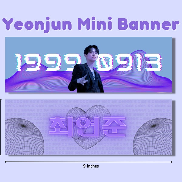 Yeonjun Mini Banner | +×+ Banner | +×+ Slogan | Yeonjun Banner | Yeonjun Slogan | Yeonjun