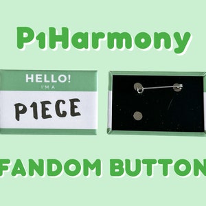 P1Harmony P1ECE Button | KPOP Button | P1ece Button | Kpop Fandom | P1Harmony | P1Harmony Button