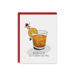 Old Fashioned Christmas Card, Christmas Card, Holiday Card, Old Fashioned Christmas, Funny Card Greeting Card