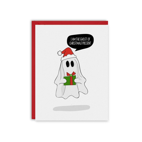 Ghost of Christmas Present, Christmas Card, Greeting Card, Holiday Card, Christmas, Funny Greeting Card